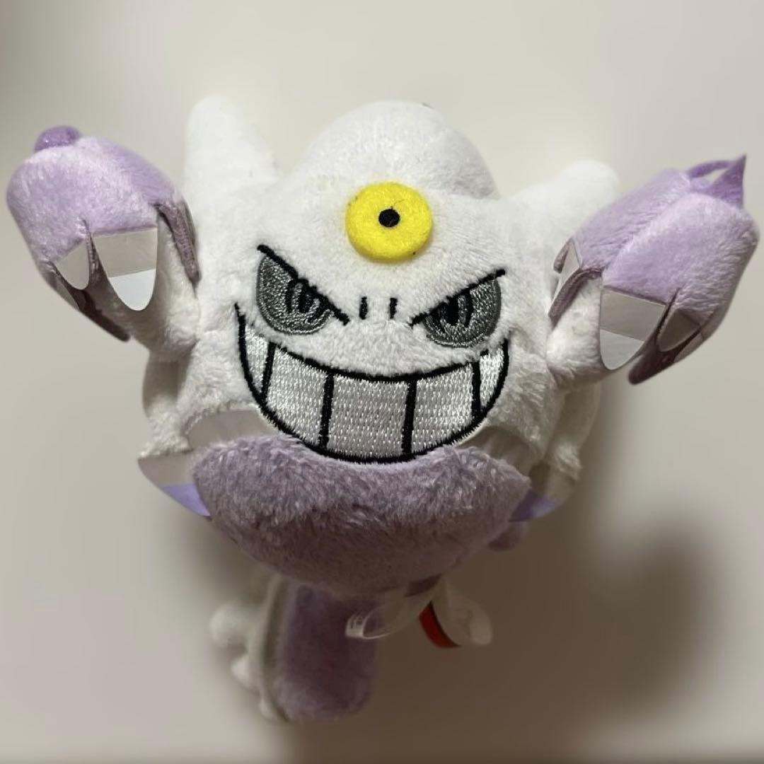 希少 白いメガゲンガー ぬいぐるみ マスコット モンコレ 色違い