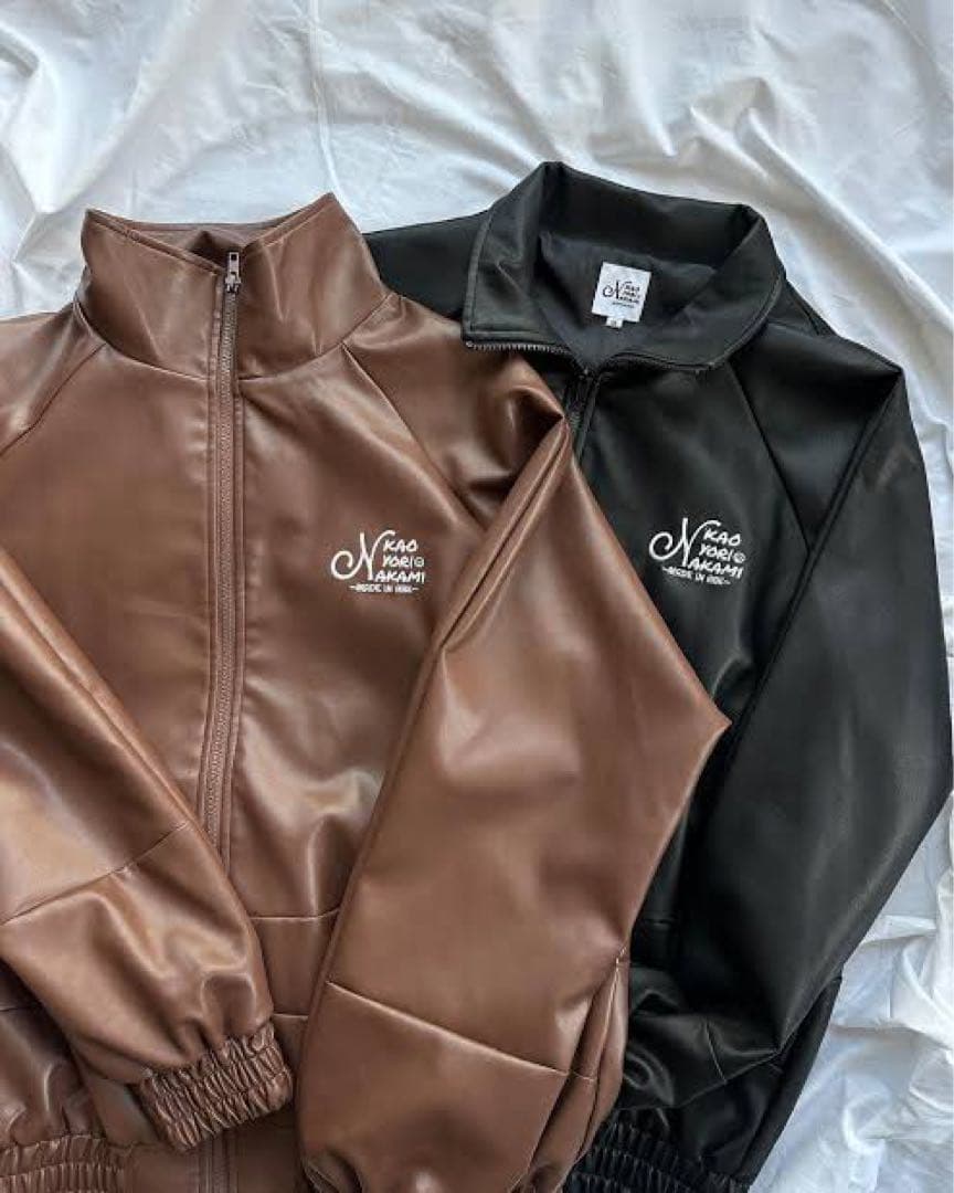 ジャケット・アウター kaoyorinakami logo leather like jacket kaoyorinakami ジャケット テーラードジャケット kaonaka jacket / カ