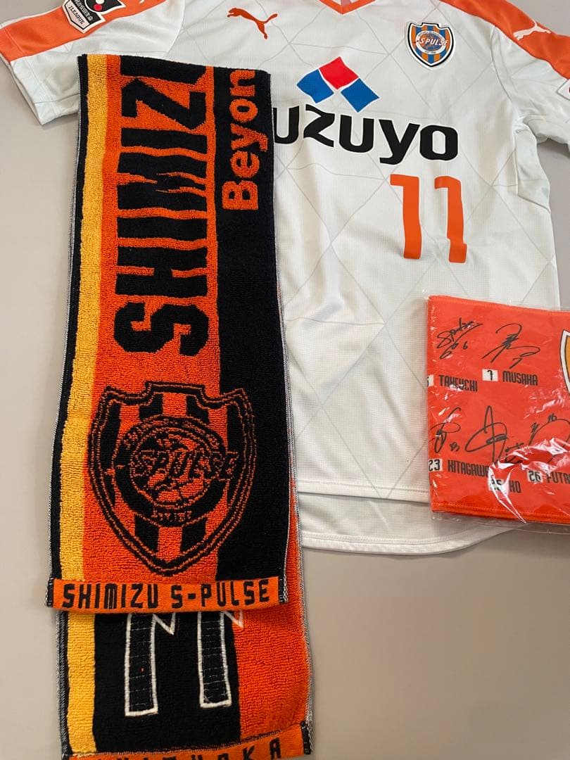 清水エスパルス 2018 ユニフォーム M 村田和哉 選手 11番 アウェイ白