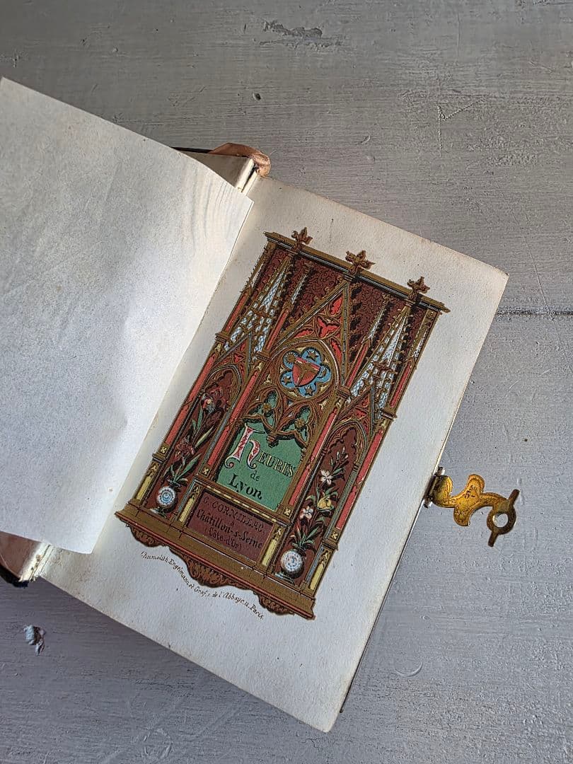 貴重 フランスアンティーク 1855年 ミセル アヴェマリアのモノグラム