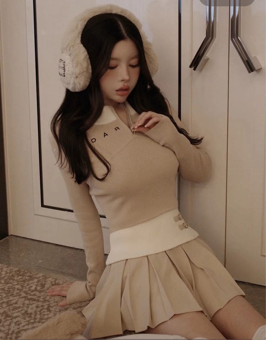 DARICHニットセットアップ ブラック Darich ダーリッチ ベージュ