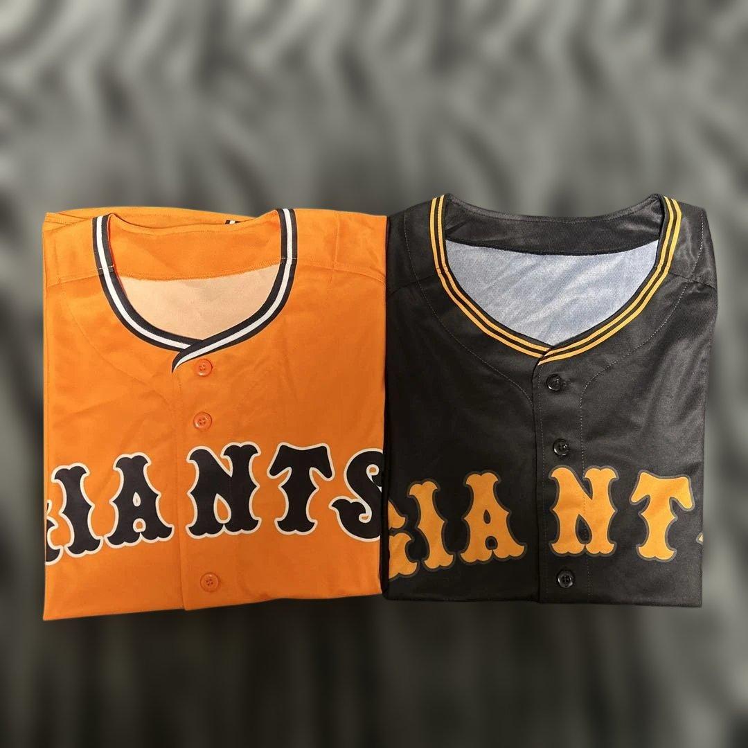 GIANTS ユニフォーム オレンジ 黒 - メルカリ