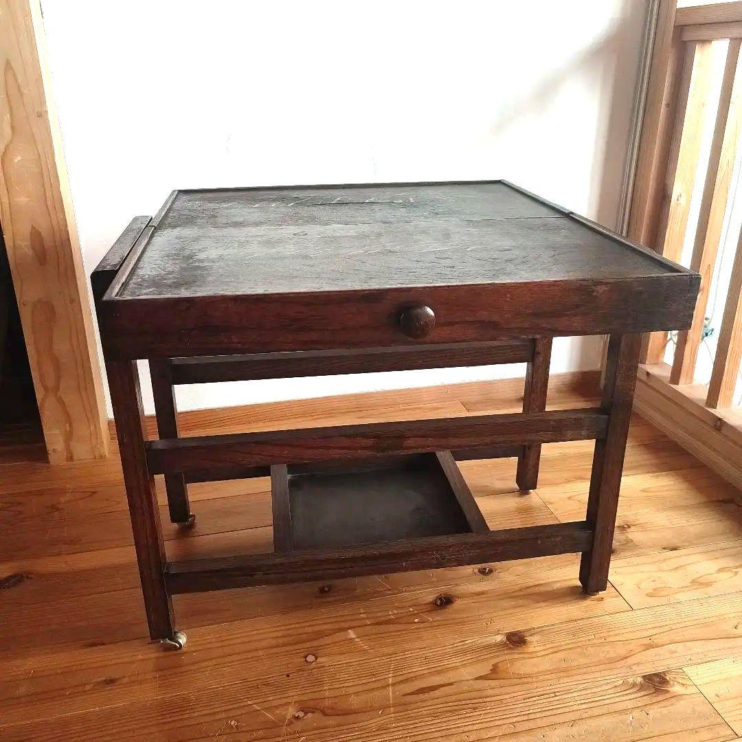 アンティーク 展開式テーブル 店舗什器 アンティークゴールド テーブル｜テーブル・展示台 レンタルなら