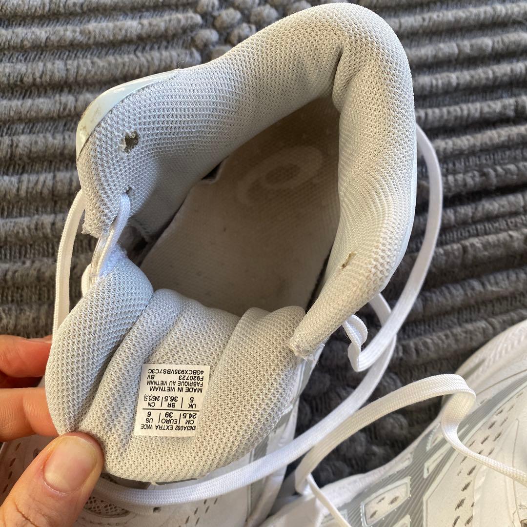 asics バスケットボールシューズ 24.5cm ホワイト