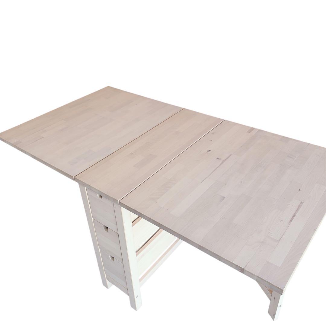 美品】 IKEA イケア ノールデン ゲートレッグテーブル 折りたたみ