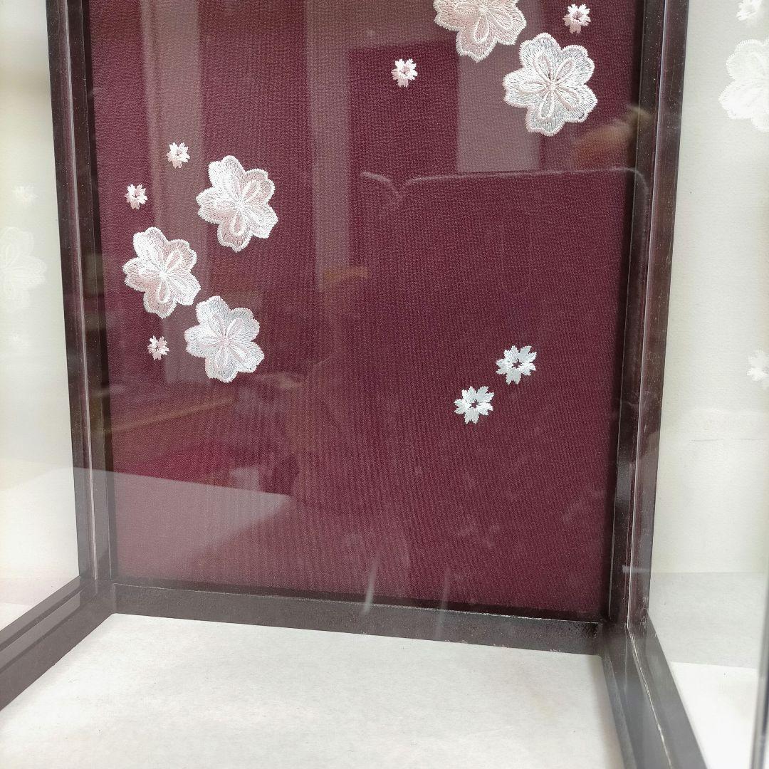 8号 羽子板 エンジ アクリルケース フラワー