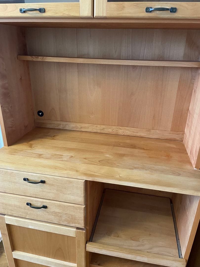 モモナチュラル MOMO natural アルダー オーク カップボード 食器棚