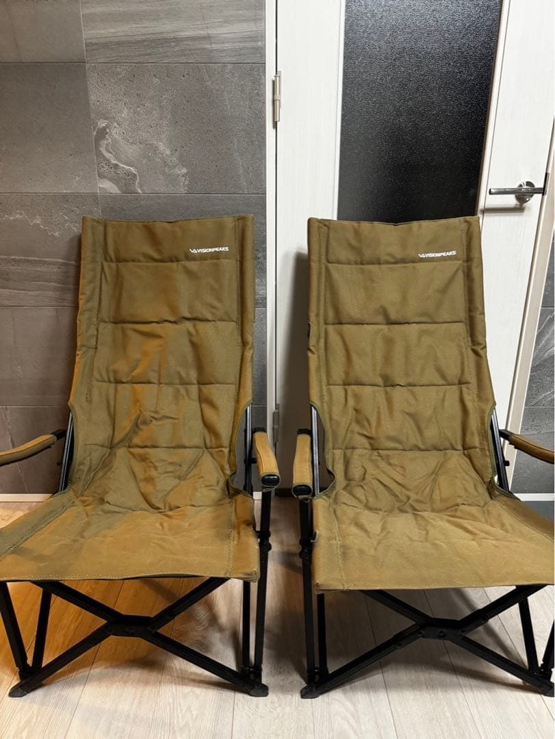 【VISIONPEAKS】 CANVAS RELAX CHAIR 2脚セット CANVAS RELAX CHAIR