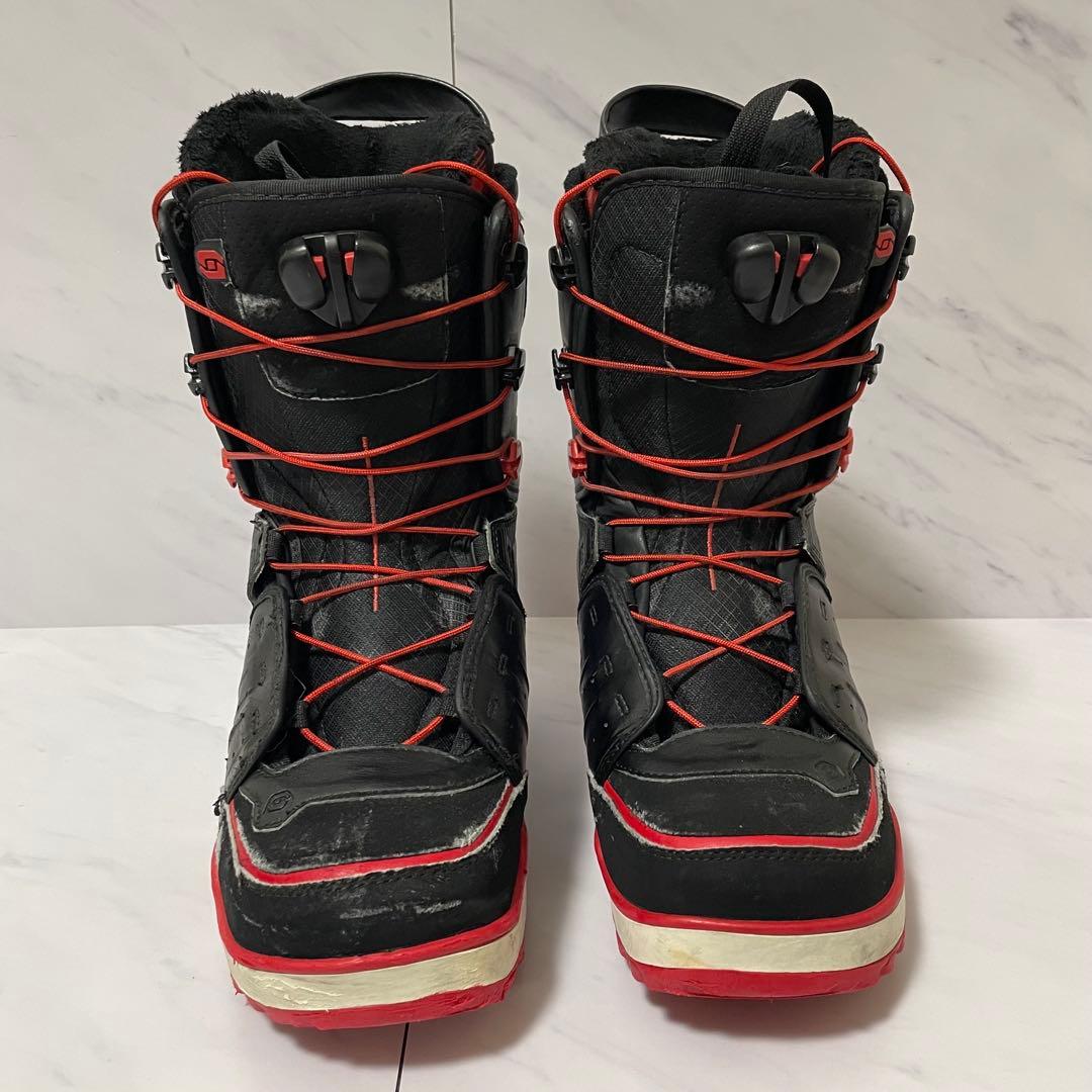 サロモン DIALOGUE WIDE スノーボードブーツ 黒/赤 27.5cm Salomon