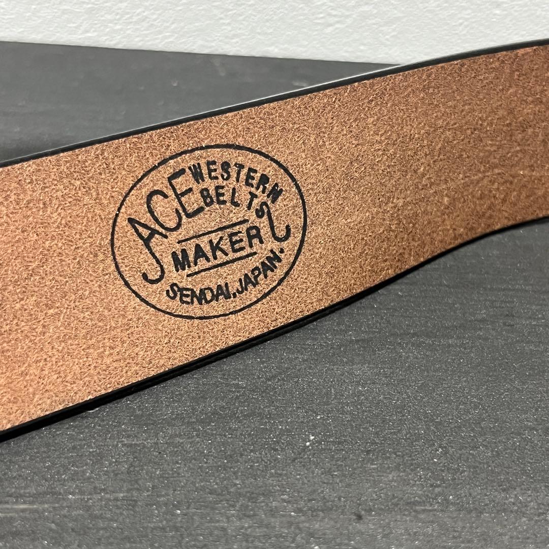 《ACE WESTERN BELTS》レザーベルト エンボス 1930年初期