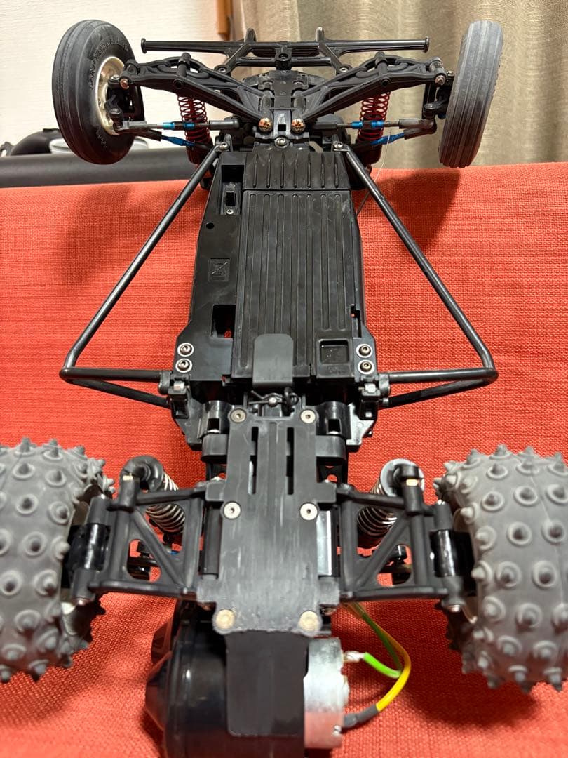 タミヤ ホーネットevo ピンクタイヤ他オプション付属 メカレス