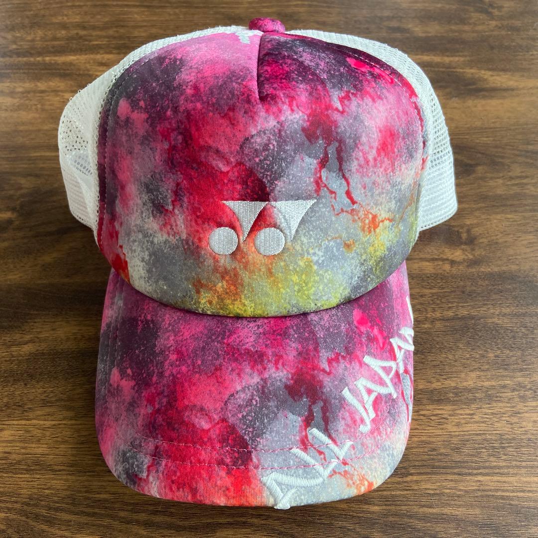 ヨネックス インターハイ ALLJAPAN キャップ ダークピンク 2020年