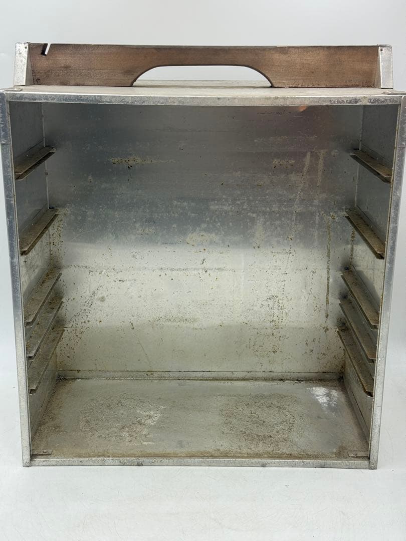 出前箱 おかもち 縦54.5cm 横48cm 5段 アルミ製 岡持ち - メルカリ