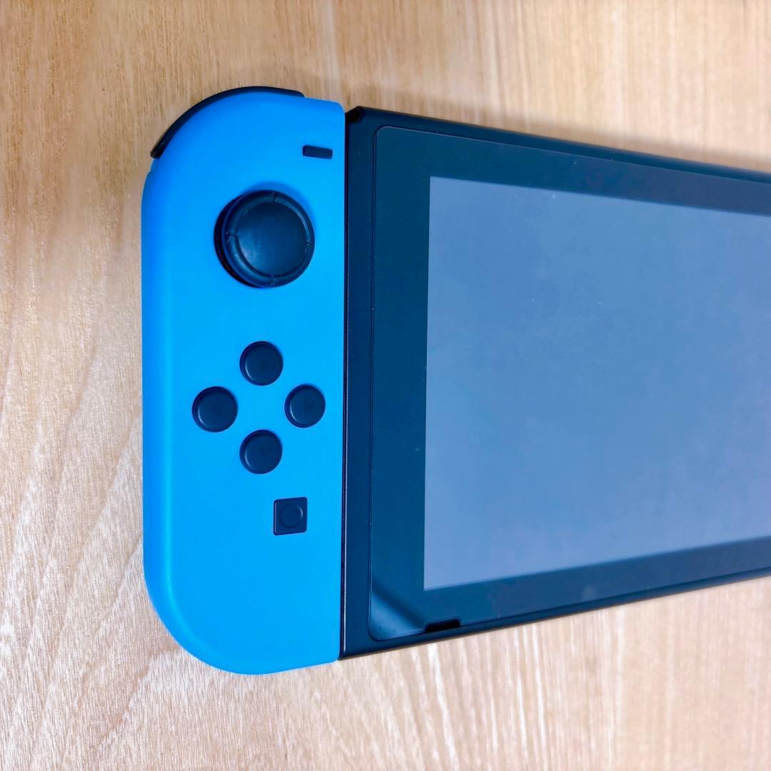 美品】 バッテリー強化型 Nintendo Switch 本体 赤青 - メルカリ