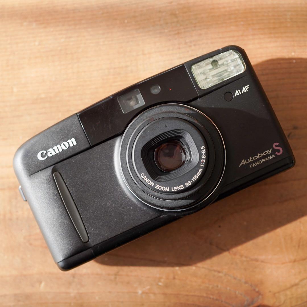 【撮影済み】Canon Autoboy S ブラック　コンパクトフィルムカメラ Canon Autoboy S 希少ブラックボディ🐦‍⬛✨【完動品】 – Ein Camera