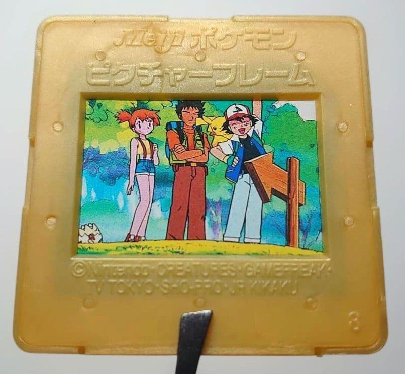 Meiji ポケモン ピクチャーフレーム カスミ タケシ サトシ ピカチュウ