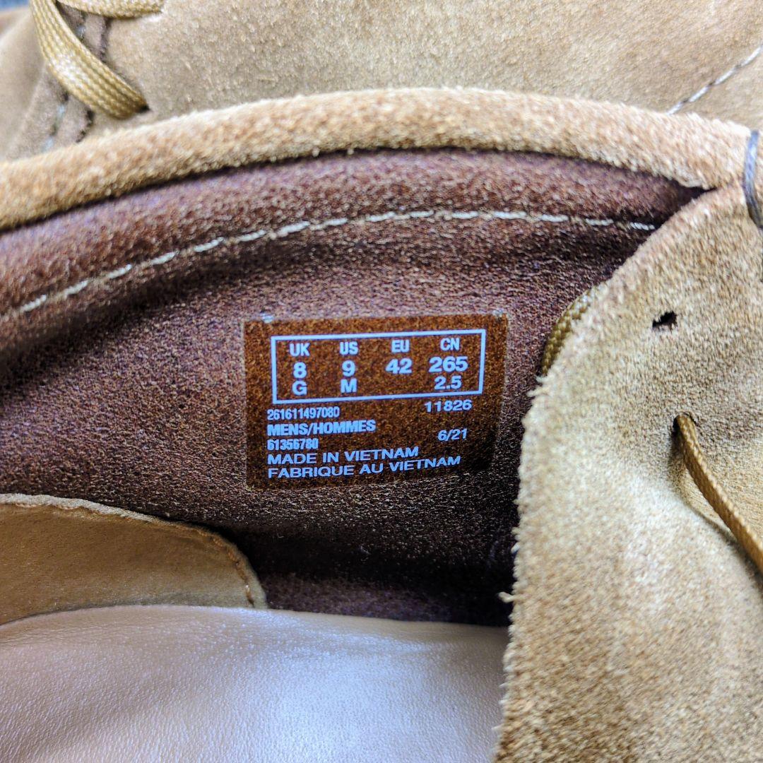 クラークス 26.0cm スエード ワラビー ブラウン Z030