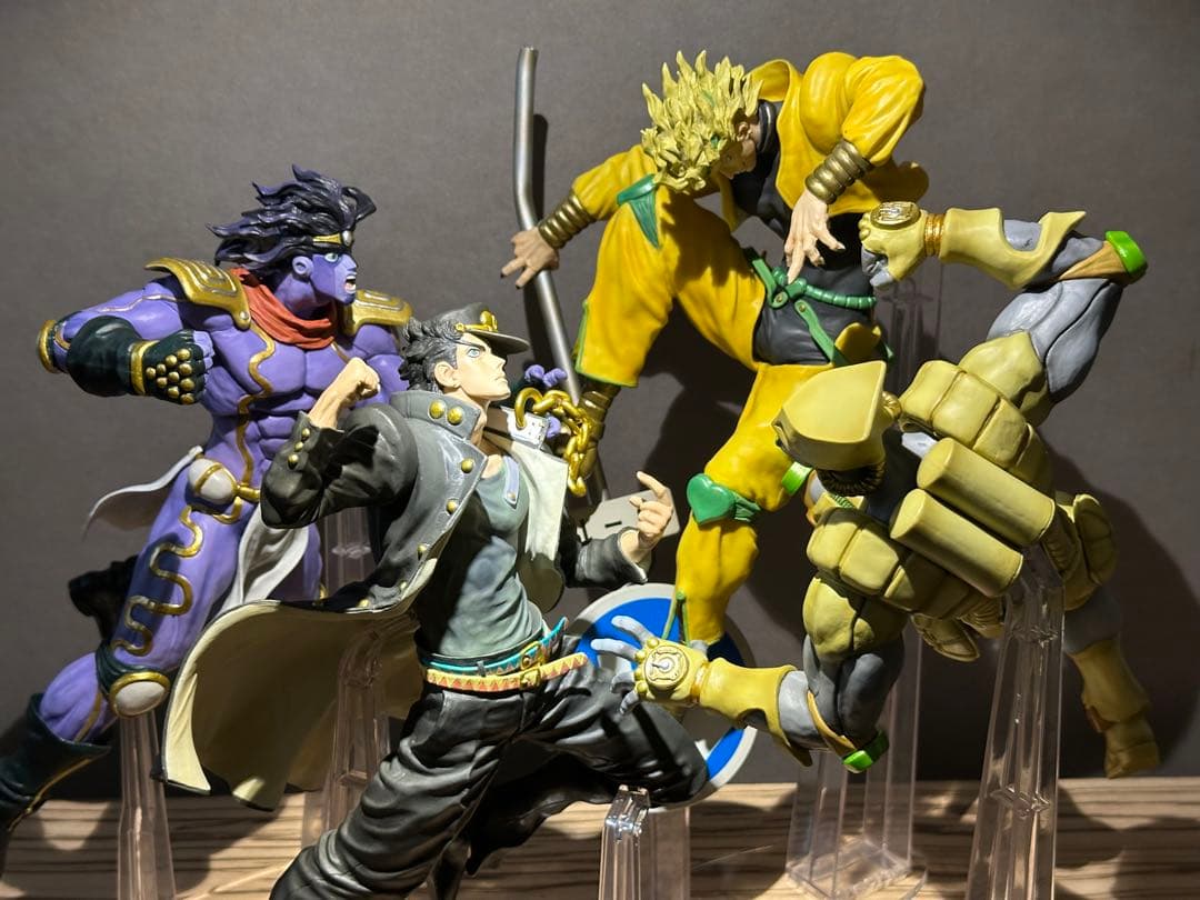 アクリル台座のみ ジョジョ 一番くじ ABCD賞 フィギュア用台座セット