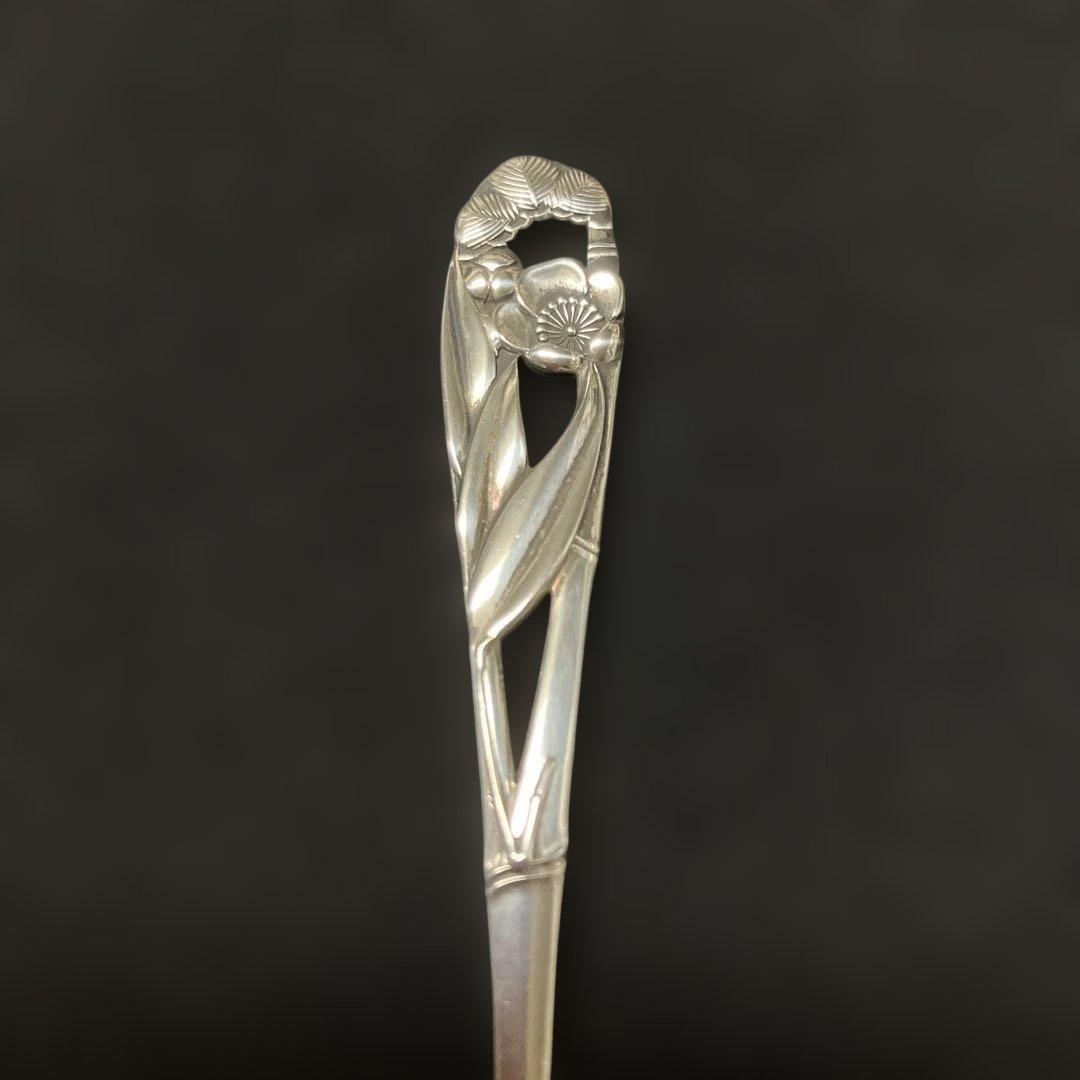 三越 シルバースプーン 銀スプーン シルバー950 梅 ウメ マリー