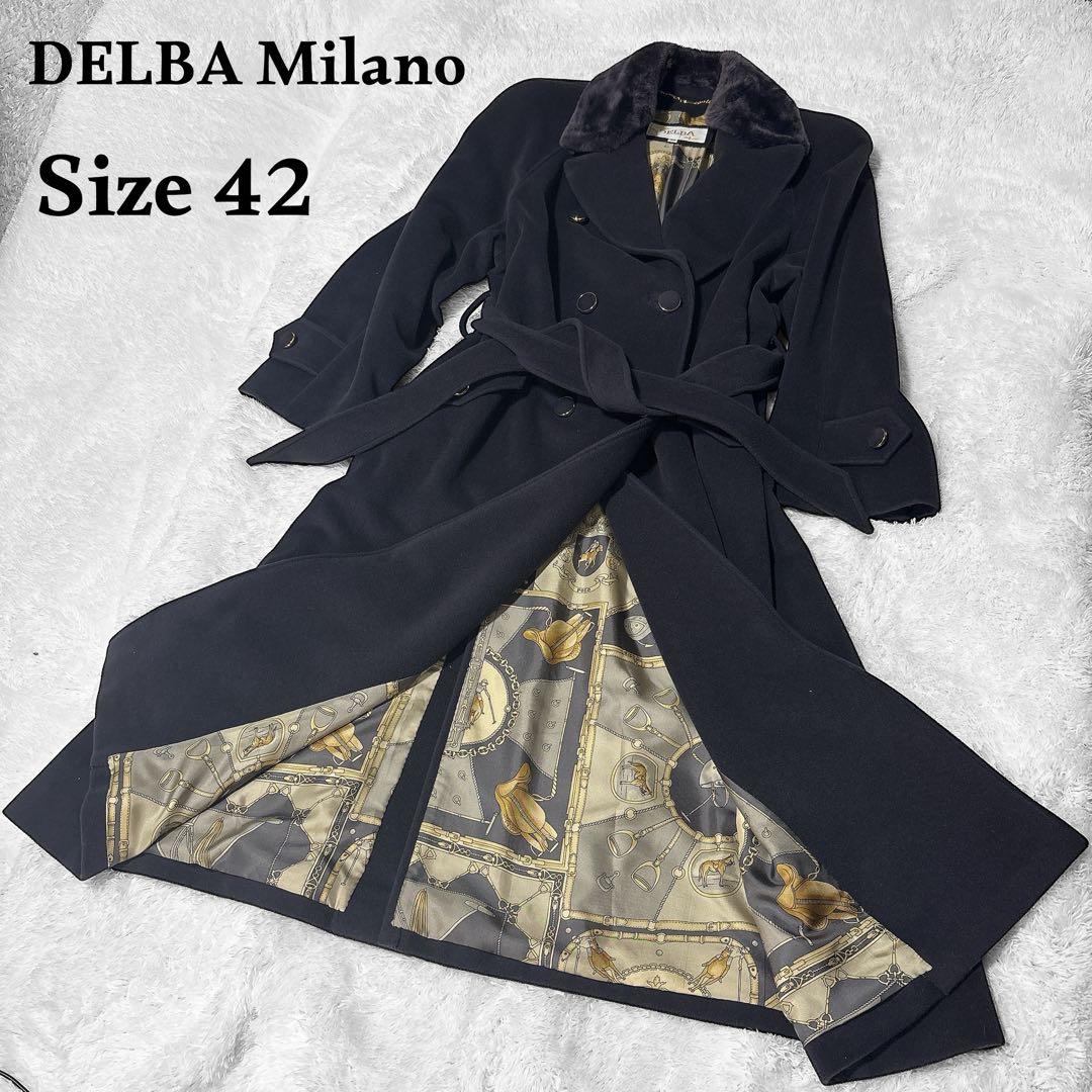 美品】DELBA Milano デルバ アンゴラ×カシミヤ ロングコート 42 - メルカリ