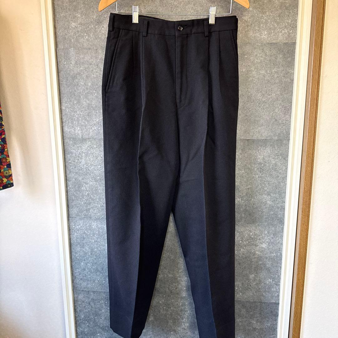 COMME des GARCONS HOMME ツータックパンツ ブラック　M COMME des GARCONS HOMME PLUS＞2タックワイドパンツ | MAKES ONLINE STORE