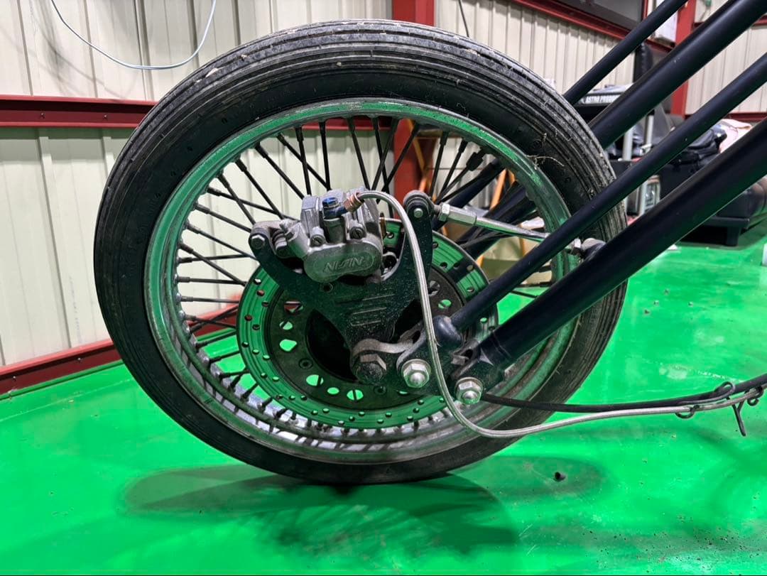 スティード400 スプリンガーフォークのみチョッパーカスタム 出品は9月