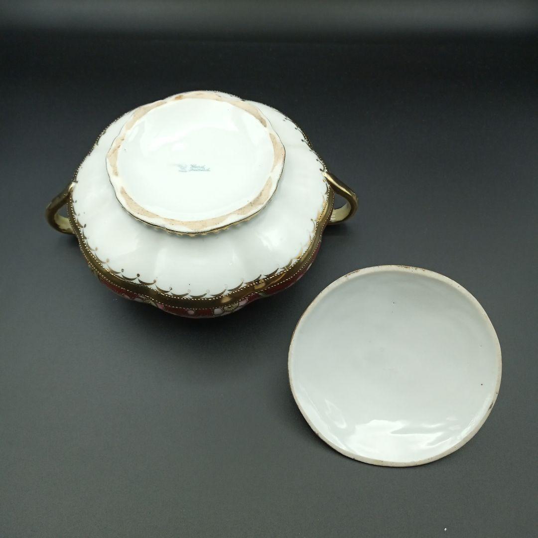 オールドノリタケ 梅 ビスケットジャー メイプルリーフ - メルカリ