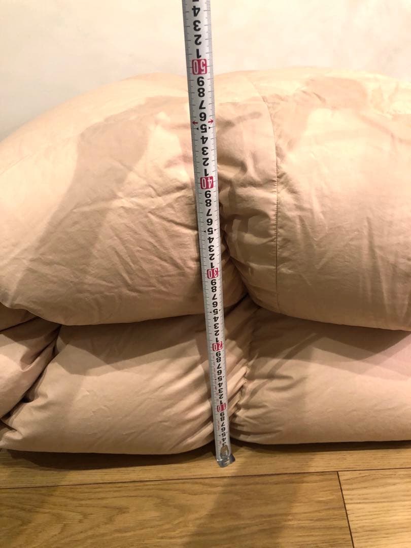 FISBA フィスバ スイス製 ダウン90% ダブル 2.0k 綿100% 一層