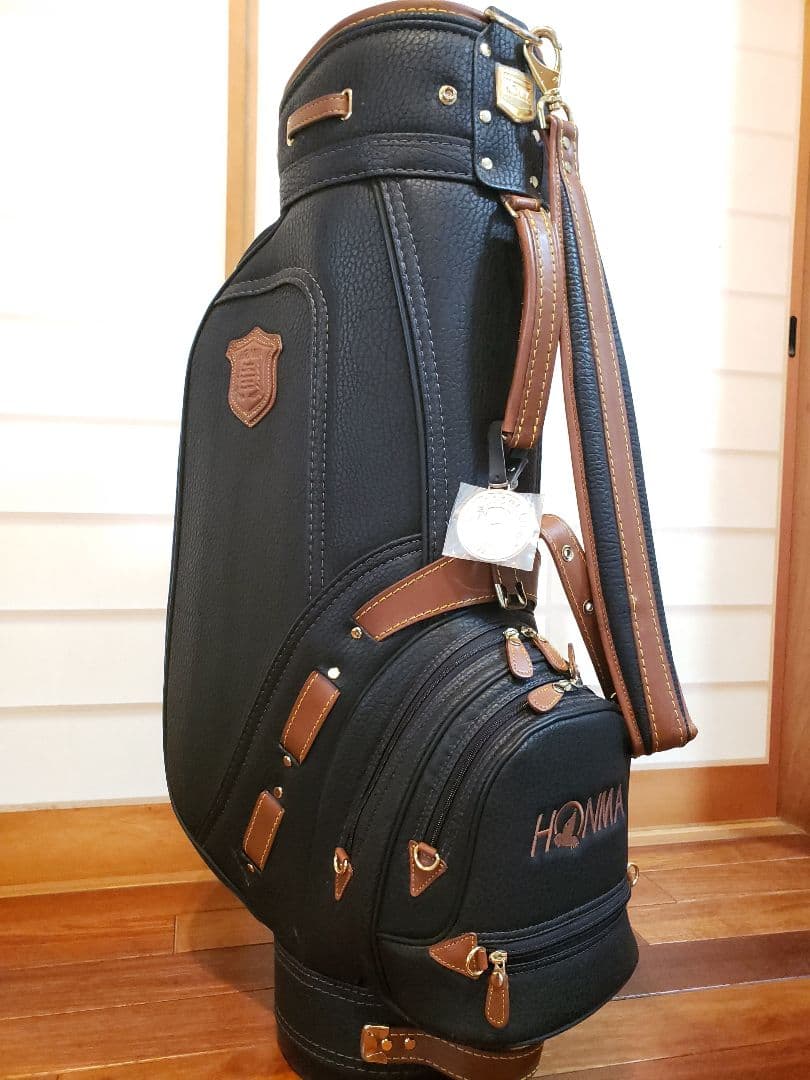 ホンマゴルフHONMA】日本製高級ヘリテイジ ゴジラシボ素材キャディ