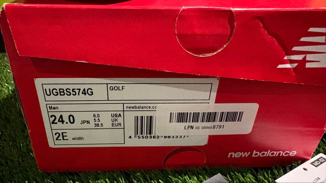 【未使用品】ニューバランスゴルフシューズ UGBS574G BOA 24.0cm