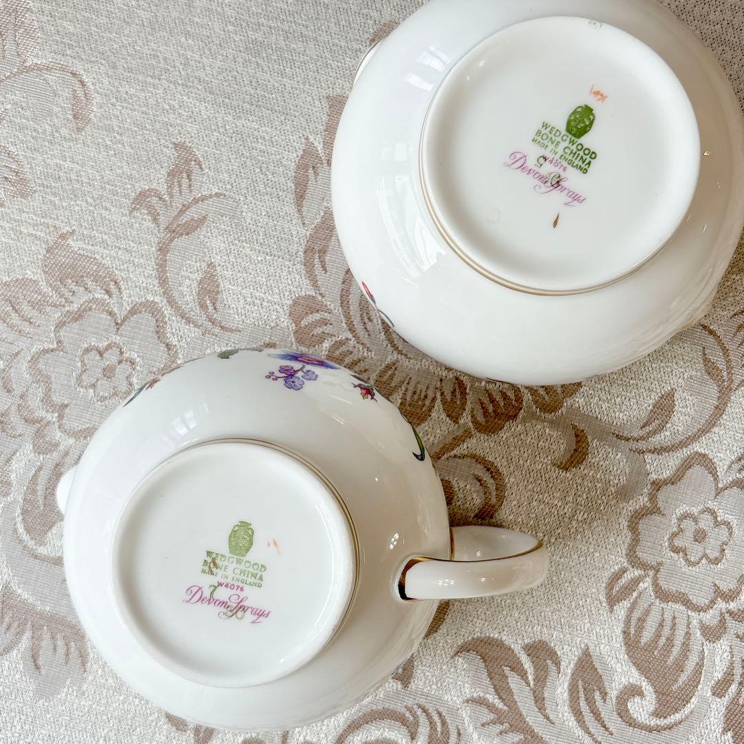 希少ビンテージ❤️ウェッジウッド❤️デボンスプレーズ❤️クリーマー