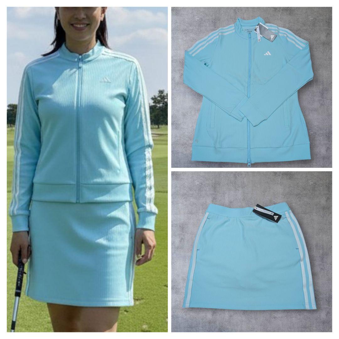 新品】アディダス スリーストライプス ジャケット スカート