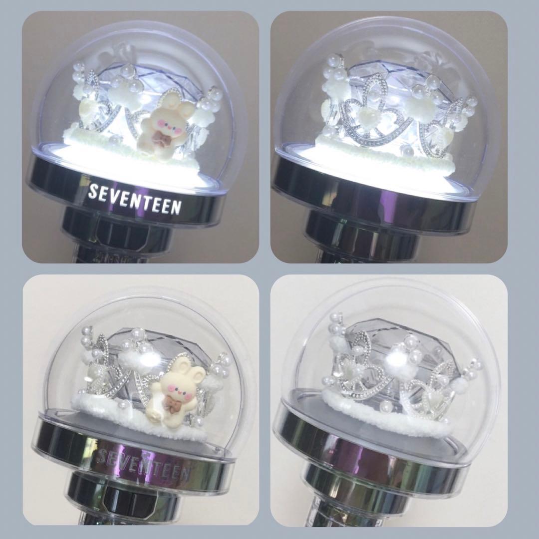 SEVENTEEN セブチ Carat棒 ペンライト ティアラ デコ クラウン - メルカリ