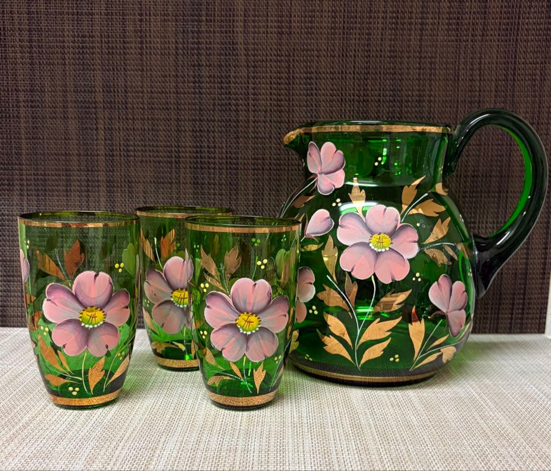 BOHEMIA Glass ボヘミア グラス ピッチャー グラスセット - コップ