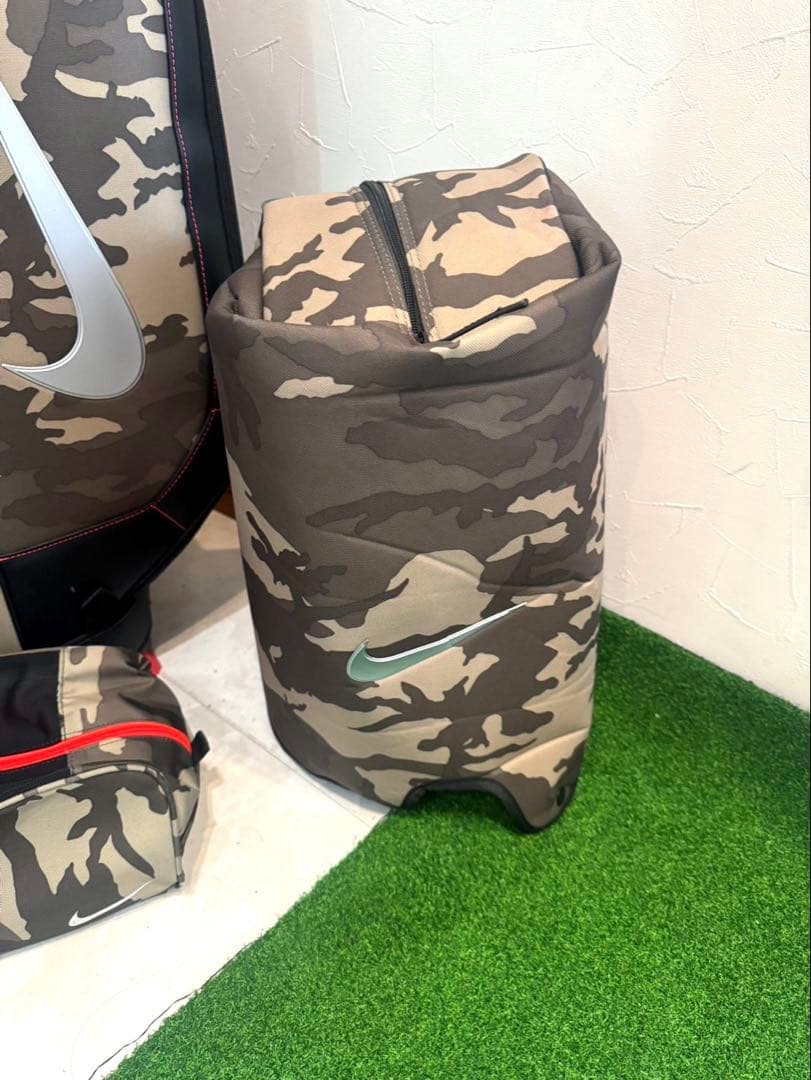 美品 即完売 ナイキ NIKE 迷彩 カモ キャディバッグ スポーツカート