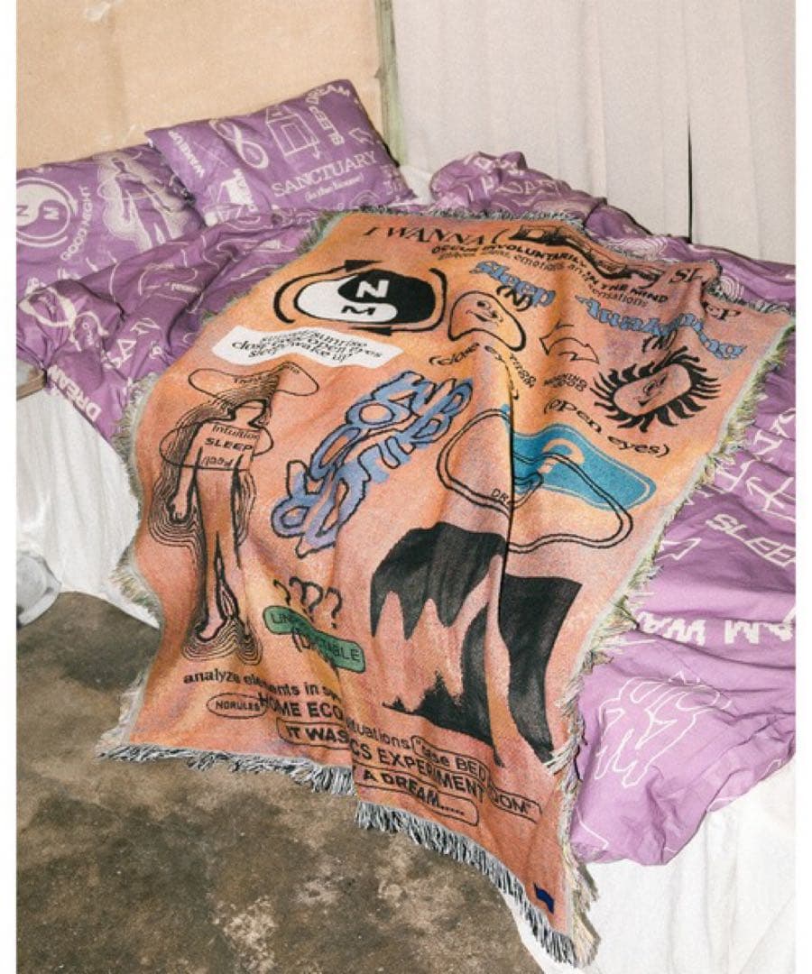  ECONOMICS EXPERIMENT ブランケット 楽天市場】HOME ECONOMICS EXPERIMENT * BEAMS T / Blanket BEAMS T