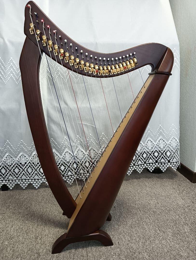 アイリッシュハープ（沙羅ハープ23弦） 沙羅ハープ 23弦 アンティーク 音源1 - YouTube