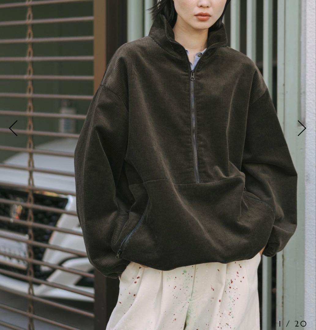 新品】oll Olaf Corduroy half zip pullover - メルカリ