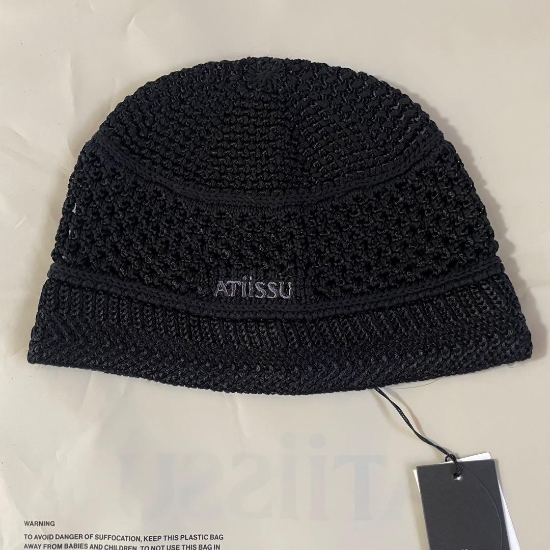 ATIISSU Classy Beanie ビーニー オリーブブラック Atiissu 25ss Clash Beanie (ATiiSSU/ニットキャップ・ビーニー