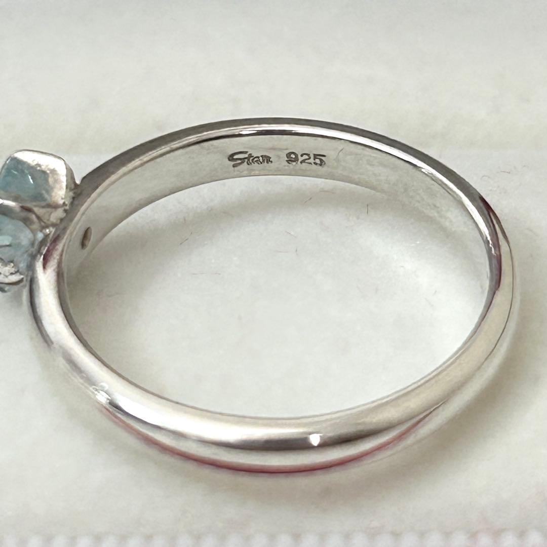 スタージュエリー シルバー925 アクアマリン リング 13号 - メルカリ