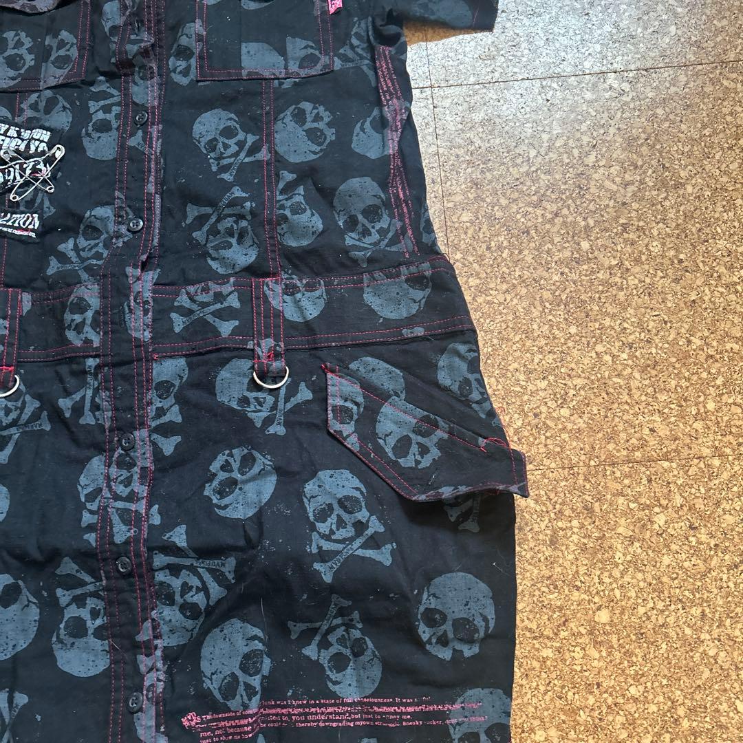 MAD PUNKS スカル ゴスロリドクロ ⭐︎ Lサイズ T116562398