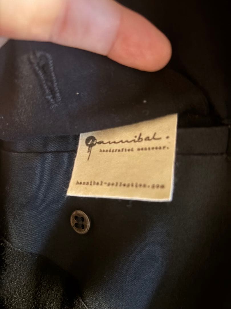 Hannibal. ハンニバルダークグレー フード付き モッズコート