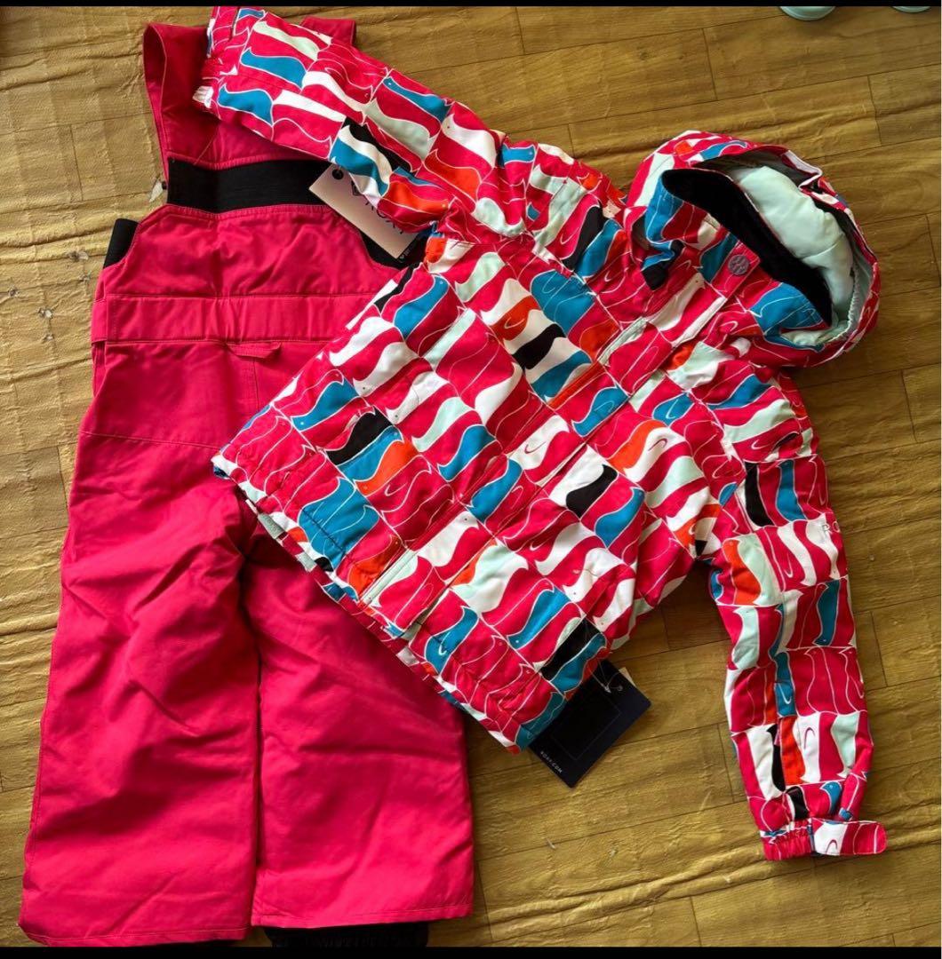 ROXY ロキシー　スキーウェア 上下セット 子ども用　100 110 未使用 ROXY（ロキシー） スノーボードウェア スキーウェア 140cm ROXY キッズ