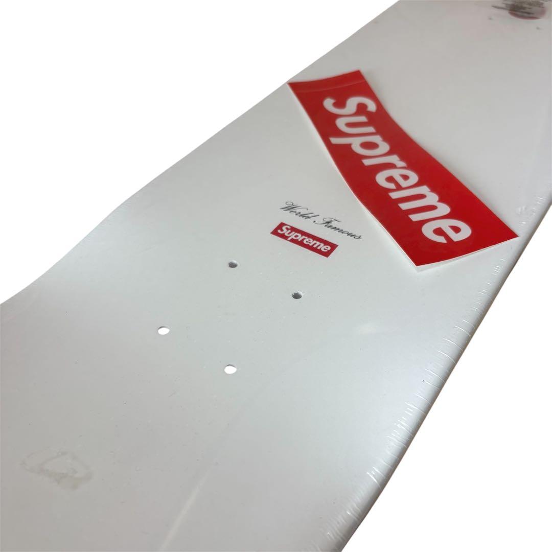 Supreme Tonal Box Logo Skateboard White