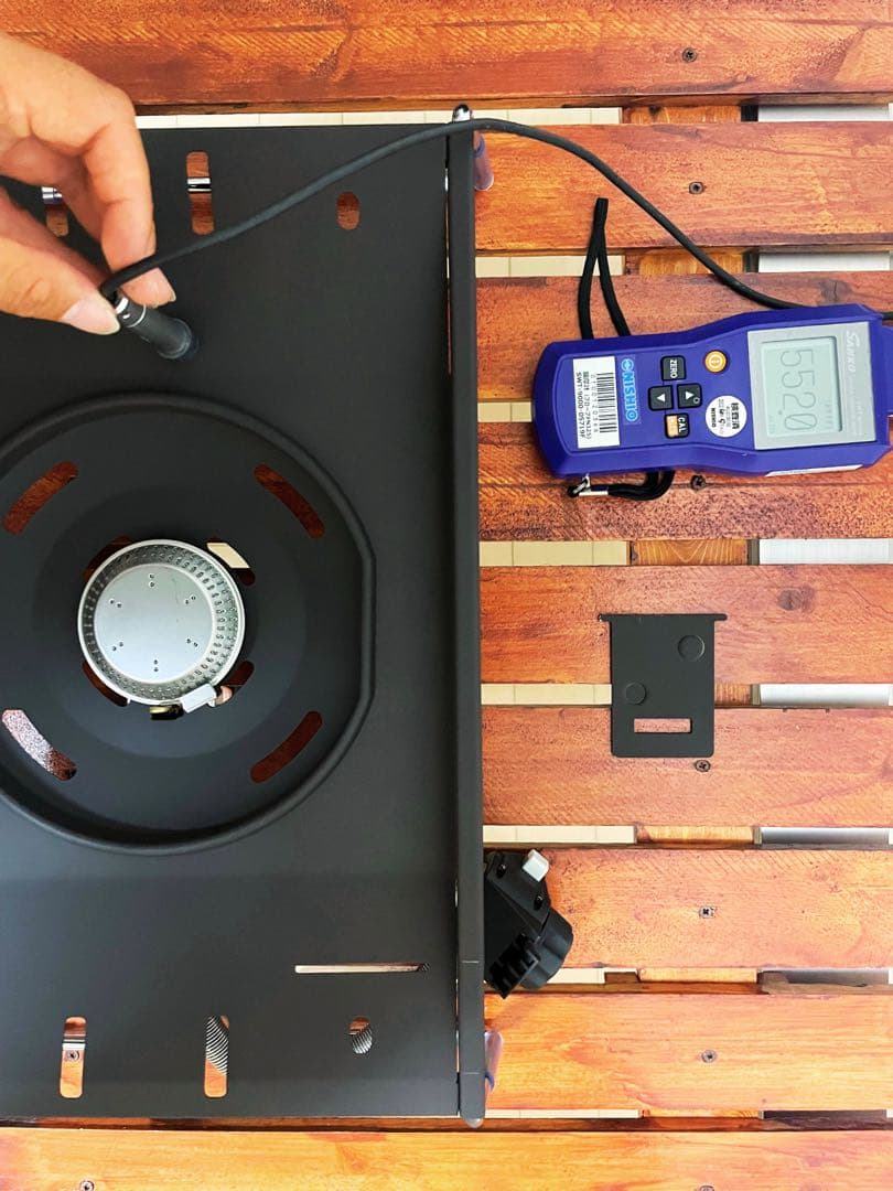 ⭕️「マットブラック耐熱塗装」 スノーピーク フラットバーナーGS-450R