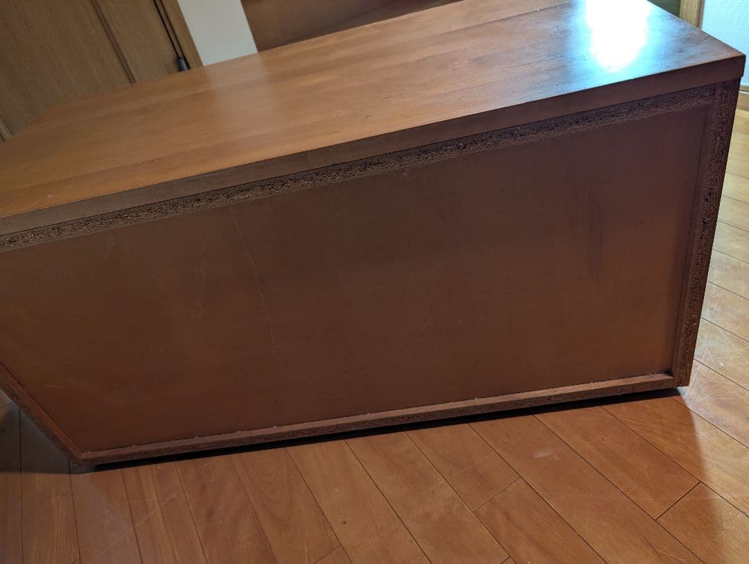 《送料込》無印良品 MUJI 木製 2段チェスト バーチ材 棚 良品計画