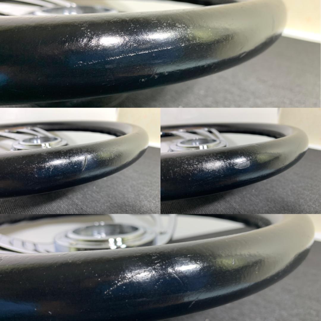 ダンシングスター ビレットステアリング 36パイ レザー 希少 レア 当時