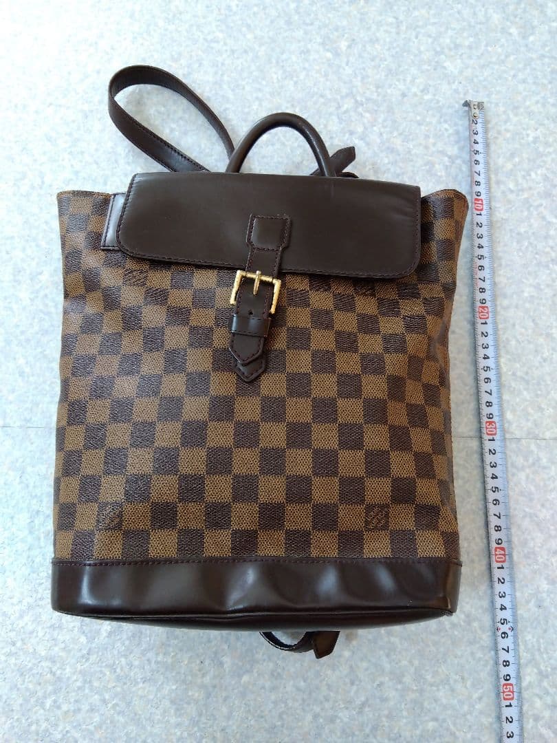 訳あり】ルイヴィトンダミエソーホーリュックブラウン