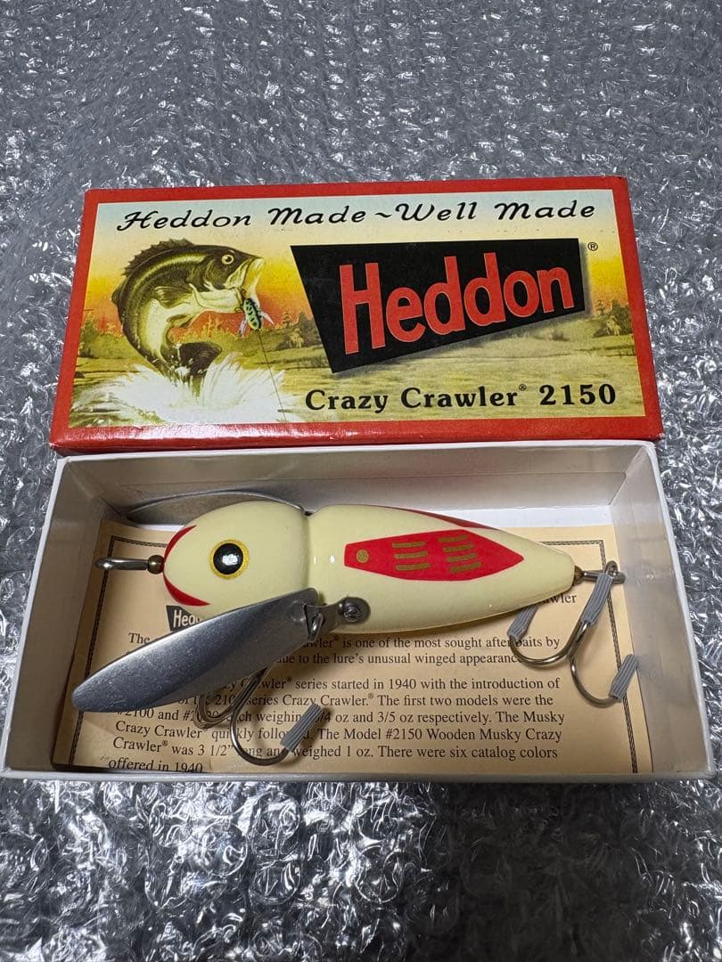 ヘドン マスキークレイジークローラー 新品 希少 NIB HEDDON ルアー