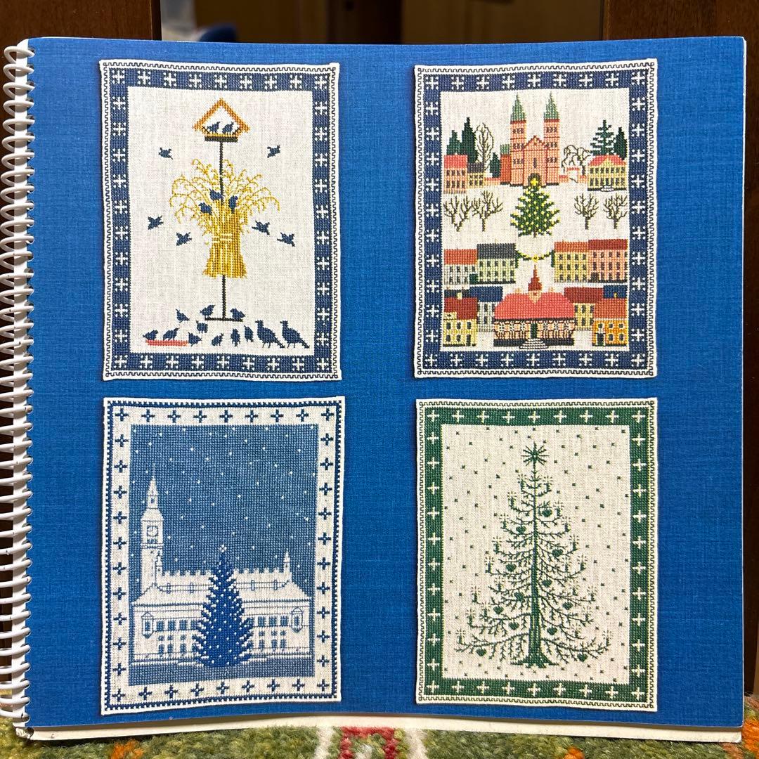 希少 フレメ刺繍 クリスマスクロスステッチ図案集 全79ページ 断捨離